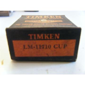 1 NIB  LM11710 TAPERED ROLLER BEARING CUP NOS VINTAGE