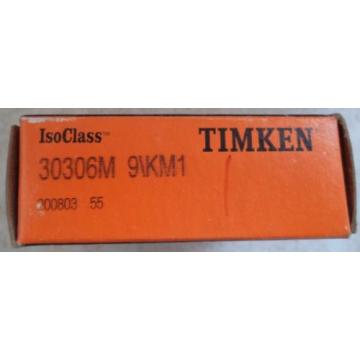  IsoClass 30306M 9\KM1 Tapered Roller Bearing