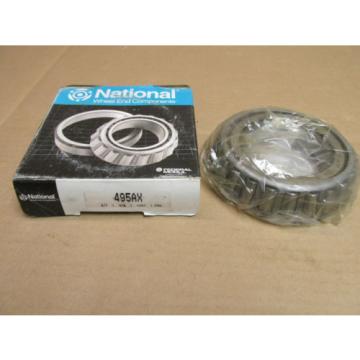 NIB FEDERAL MOGUL NATIONAL 495AX TAPERED ROLLER BEARING WHEEL 76mm ID 30mm W NEW