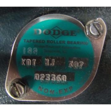 DODGE KDI 307 SERIES 023360 NON-EXP TAPERED PILLOW BLOCK ROLLER BEARING NIB