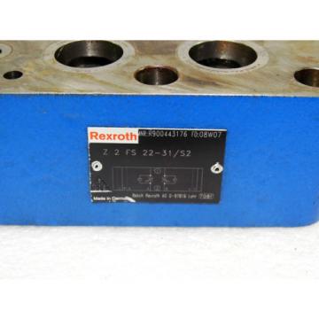 Rexroth Bosch Flow Contol valve ventil  Z 2 FS 22-31/S2  /  R900443176   Invoice