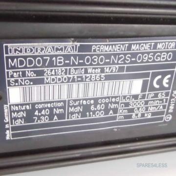 Bosch Rexroth Indramat Servomotor MDD071B-N-030-N2S-095GB0 GEB