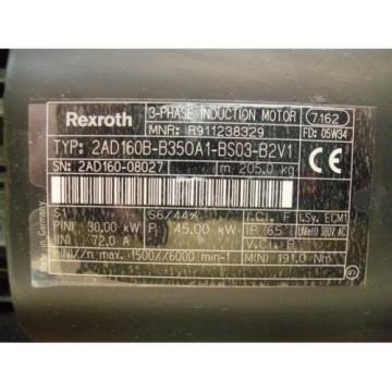 Servo Motor 2AD160B-B350A1-BS03-B2V1 Bosch Rexroth 2AD160B-B35OA1-BS0