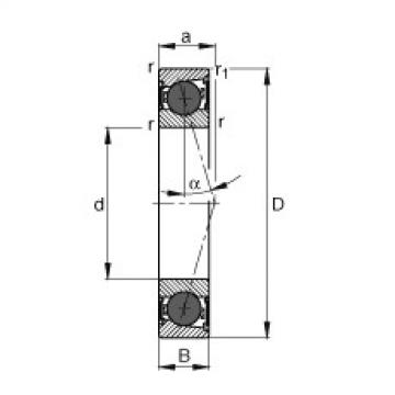 FAG Germany Spindle bearings - HCB7214-C-2RSD-T-P4S