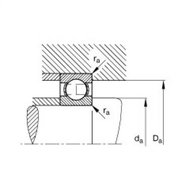 FAG Germany Deep groove ball bearings - 16002