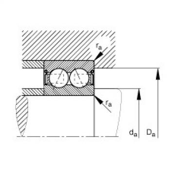 FAG Germany Angular contact ball bearings - 3210-BD-XL-2Z-TVH