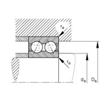 FAG Germany Angular contact ball bearings - 3314-BD-XL