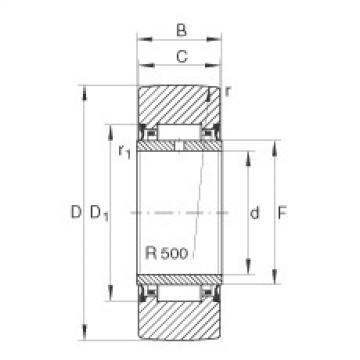 FAG Germany St&uuml;tzrollen - NA2208-2RSR