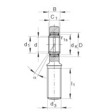 FAG Germany Rod ends - GAL50-DO-2RS