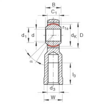 FAG Germany Rod ends - GIKL16-PW