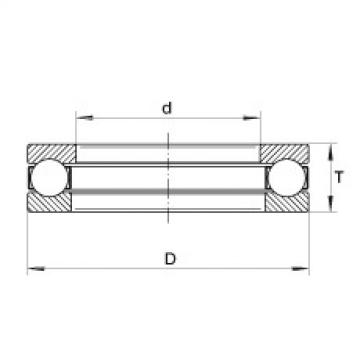 FAG Germany Axial deep groove ball bearings - 2132