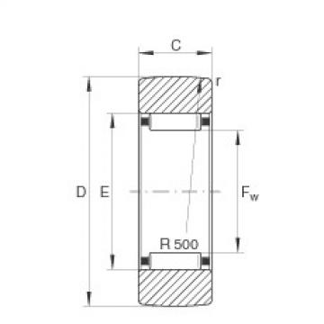 FAG Germany Yoke type track rollers - RSTO12