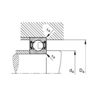 FAG Germany Deep groove ball bearings - 6007-2RSR