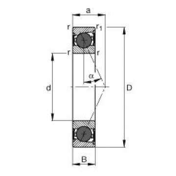 FAG Germany Spindle bearings - HCB7014-E-2RSD-T-P4S