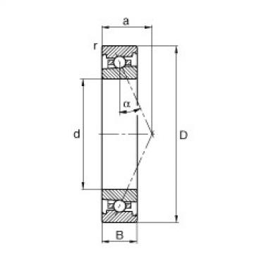 FAG Germany Spindle bearings - HS71900-E-T-P4S