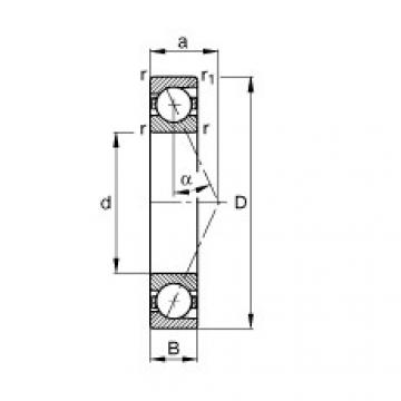 FAG Germany Spindle bearings - B7004-E-T-P4S