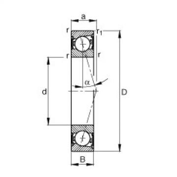 FAG Germany Spindle bearings - B7005-C-2RSD-T-P4S