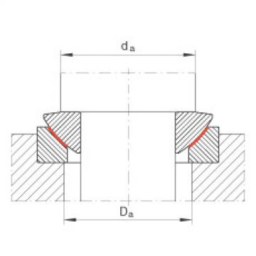 FAG Germany Axial-Gelenklager - GE20-AW