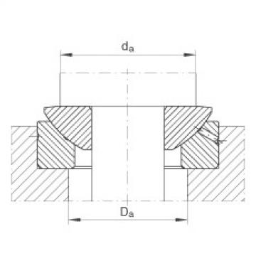 FAG Germany Axial-Gelenklager - GE17-AX