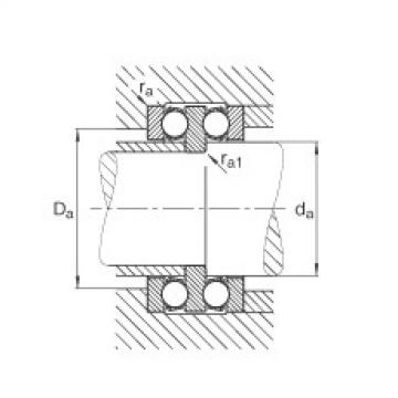 FAG Germany Axial deep groove ball bearings - 52210