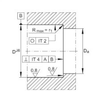 FAG Germany Axial angular contact ball bearings - ZKLF2575-2RS-XL