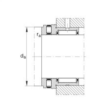 FAG Germany Nadel-Axialzylinderrollenlager - NKXR15-XL