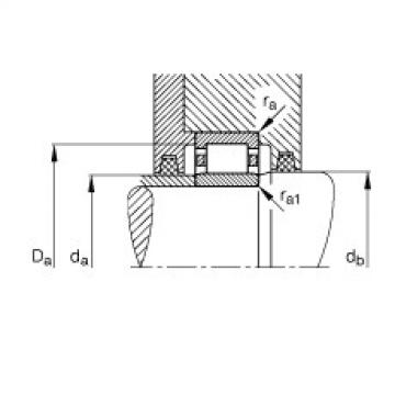 FAG Germany Cylindrical roller bearings - NU1016-XL-M1