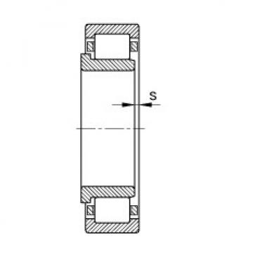 FAG Germany Cylindrical roller bearings - NJ203-E-XL-TVP2