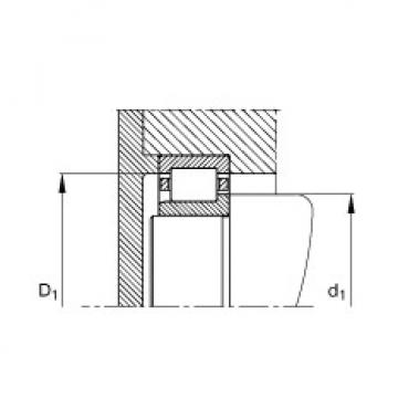 FAG Germany Zylinderrollenlager - NJ206-E-XL-TVP2