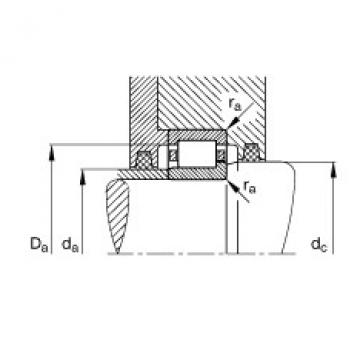 FAG Germany Cylindrical roller bearings - NJ209-E-XL-TVP2 + HJ209-E