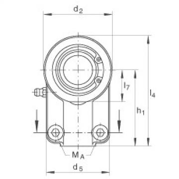 FAG Germany Hydraulic rod ends - GIHNRK20-LO