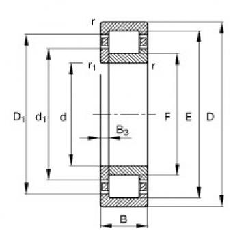 FAG Germany Cylindrical roller bearings - NUP2328-E-XL-M1