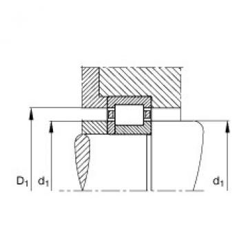 FAG Germany Cylindrical roller bearings - NUP304-E-XL-TVP2