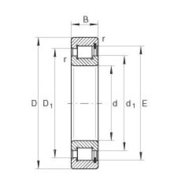 FAG Germany Cylindrical roller bearings - SL182936-XL