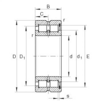 FAG Germany Cylindrical roller bearings - SL185014-XL