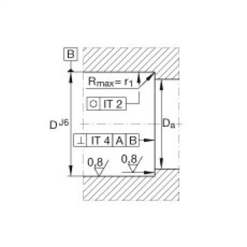 FAG Germany Axial angular contact ball bearings - BSB3062-SU-L055