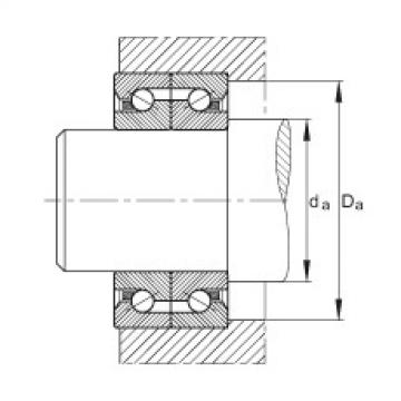 FAG Germany Axial angular contact ball bearings - BSB3062-SU-L055