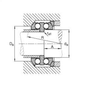 FAG Germany Axial deep groove ball bearings - 54320