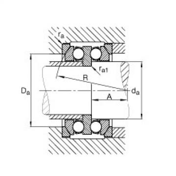 FAG Germany Axial deep groove ball bearings - 54240-MP + U240