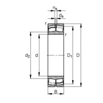 FAG Germany Spherical roller bearings - 22336-BE-XL-JPA-T41A