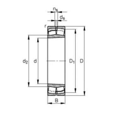 FAG Germany Spherical roller bearings - 22232-E1-XL-K