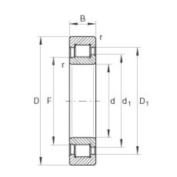 FAG Germany Cylindrical roller bearings - SL192340-TB-BR