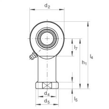 FAG Germany Rod ends - GIR45-DO-2RS