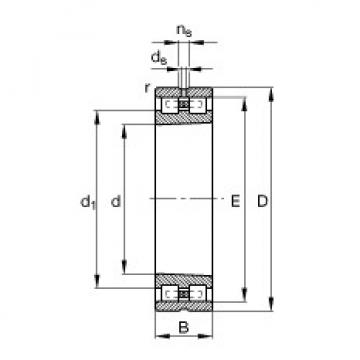 FAG Germany Zylinderrollenlager - NN3016-AS-K-M-SP