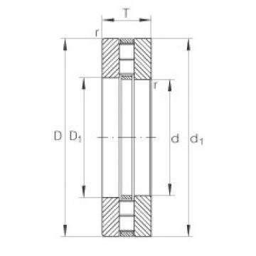 FAG Germany Axial cylindrical roller bearings - 89311-TV