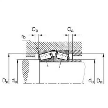 FAG Germany Tapered roller bearings - 31318-DF-A160-200