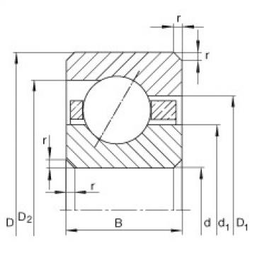 FAG Germany Thin section bearings - CSEF120