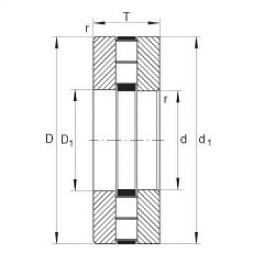 FAG Germany Axial cylindrical roller bearings - 89432-M