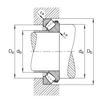 FAG Germany Axial spherical roller bearings - 29338-E1-XL