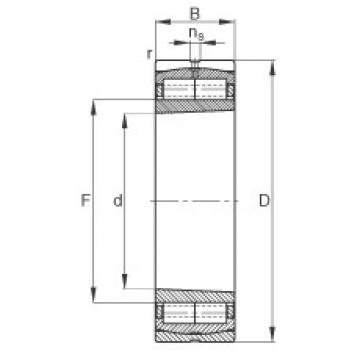 FAG Germany Cylindrical roller bearings - F-800594.ZL-K-C5